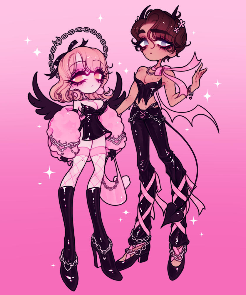 little devil angel